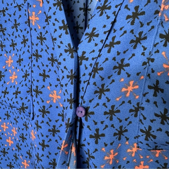 Maeve Anthropologie Eva Wrap Blouse Size 12 - Picture 7 of 11